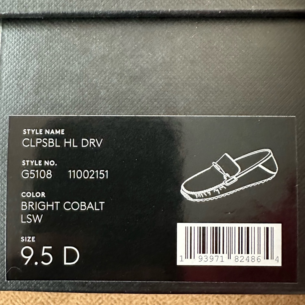 New In Original Packaging Coach Men’s Mott Driver in Light Cobalt Blue